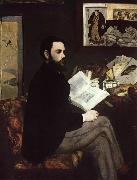 Edouard Manet, Portrait of Emile Zola (mk09)
